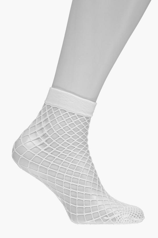 Georgina Oversized Fishnet Ankle Socks